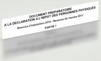 La déclaration d'impôt des personnes physique est disponible : Attention aux délais !